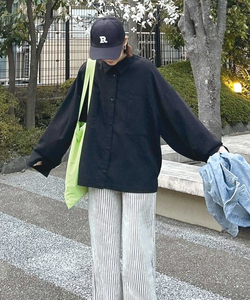 CORNERS（コーナーズ）の「Rロゴ刺繍キャップ【KR select】（キャップ・レディース・ブルー/ブラック/ブラウン/ベージュ・FREE）」の20枚目の写真