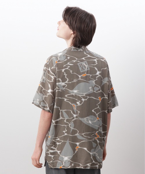 MANASTASH（マナスタッシュ）の「MANASTASH/マナスタッシュ  MHAK LITHUM S/S SHIRTS リチウムショートスリーブシャツ（シャツ/ブラウス・メンズ・オリーブ/グレー/ブラック・XL/L/M/S）」の9枚目の写真