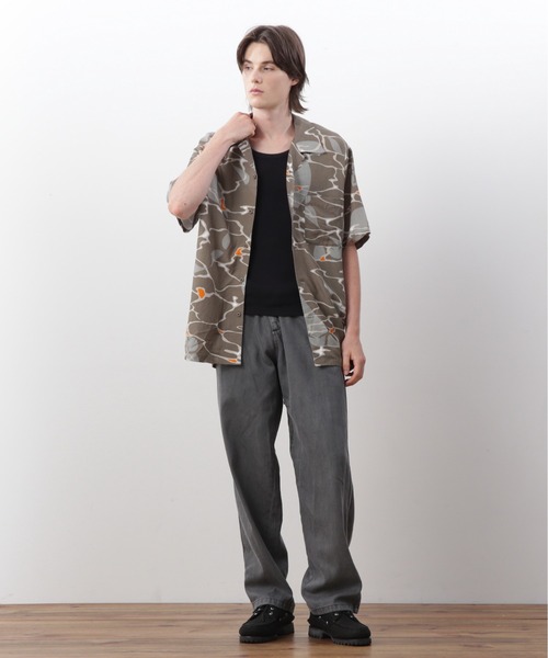 MANASTASH（マナスタッシュ）の「MANASTASH/マナスタッシュ  MHAK LITHUM S/S SHIRTS リチウムショートスリーブシャツ（シャツ/ブラウス・メンズ・オリーブ/グレー/ブラック・XL/L/M/S）」の8枚目の写真