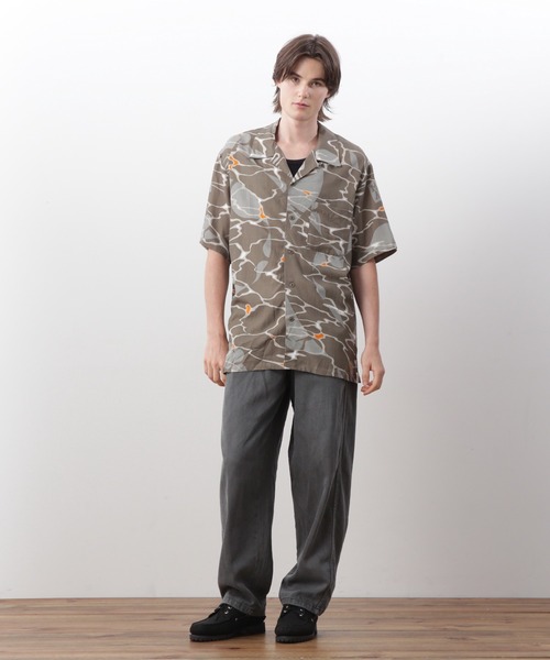 MANASTASH（マナスタッシュ）の「MANASTASH/マナスタッシュ  MHAK LITHUM S/S SHIRTS リチウムショートスリーブシャツ（シャツ/ブラウス・メンズ・オリーブ/グレー/ブラック・XL/L/M/S）」の7枚目の写真