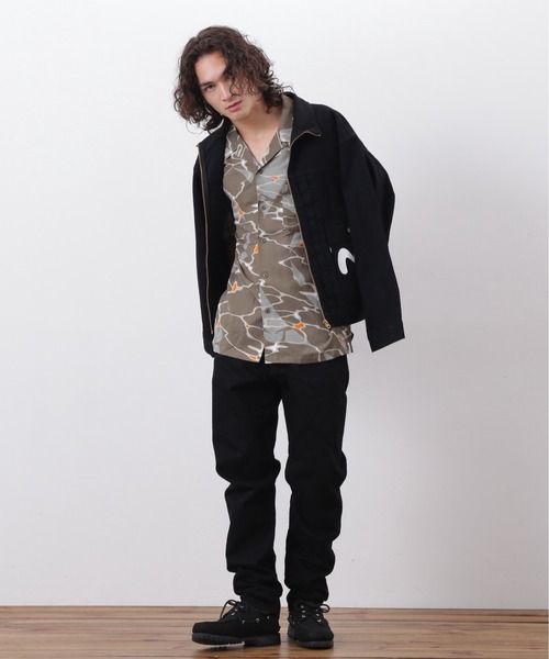 MANASTASH（マナスタッシュ）の「MANASTASH/マナスタッシュ  MHAK LITHUM S/S SHIRTS リチウムショートスリーブシャツ（シャツ/ブラウス・メンズ・オリーブ/グレー/ブラック・XL/L/M/S）」の4枚目の写真