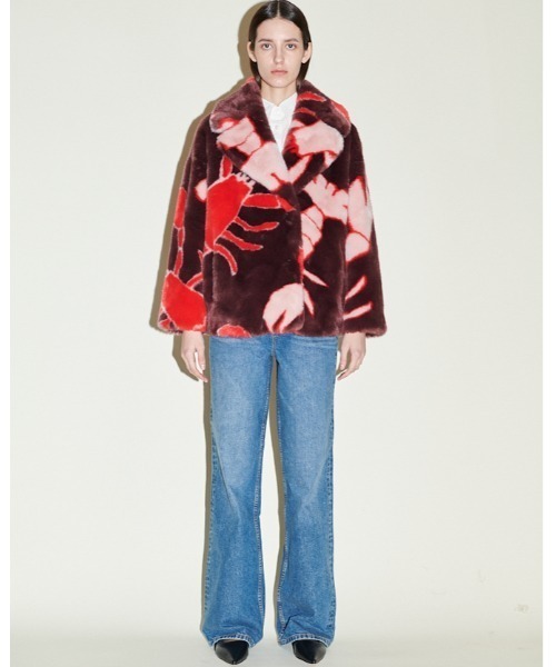 jakke（ジャッキー）の「RITA（その他アウター・レディース・レッド系/ベージュ系・M/S）」の2枚目の写真