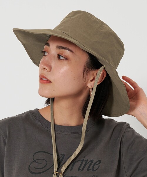 BEAUTY&YOUTH UNITED ARROWS（ビューティーアンドユースユナイテッドアローズ）の「ワイドブリム ハット（ハット・レディース・ブラック/ベージュ・FREE）」の2枚目の写真
