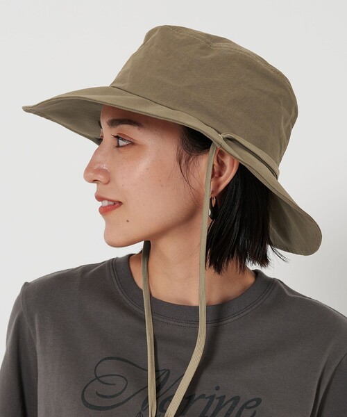 BEAUTY&YOUTH UNITED ARROWS（ビューティーアンドユースユナイテッドアローズ）の「ワイドブリム ハット（ハット・レディース・ブラック/ベージュ・FREE）」の3枚目の写真
