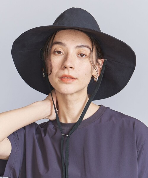 BEAUTY&YOUTH UNITED ARROWS（ビューティーアンドユースユナイテッドアローズ）の「ワイドブリム ハット（ハット・レディース・ブラック/ベージュ・FREE）」の5枚目の写真