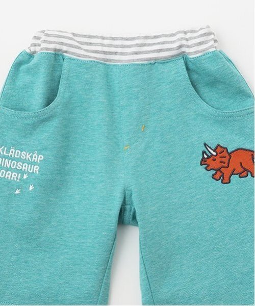kladskap（クレードスコープ）の「恐竜アップリケ6分丈パンツ（その他パンツ・キッズ・エメラルド/ベージュ・110cm/130cm/80ｃｍ/90cm/100cm/120cm）」の4枚目の写真