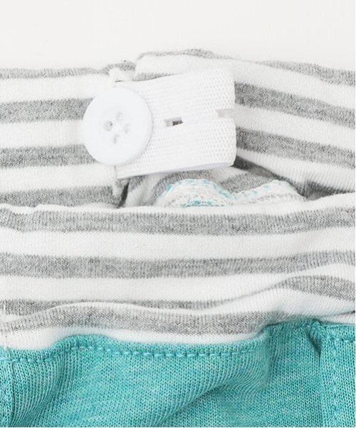 kladskap（クレードスコープ）の「恐竜アップリケ6分丈パンツ（その他パンツ・キッズ・エメラルド/ベージュ・110cm/130cm/80ｃｍ/90cm/100cm/120cm）」の5枚目の写真