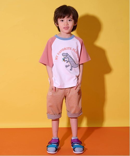 kladskap（クレードスコープ）の「恐竜アップリケ6分丈パンツ（その他パンツ・キッズ・エメラルド/ベージュ・110cm/130cm/80ｃｍ/90cm/100cm/120cm）」の13枚目の写真