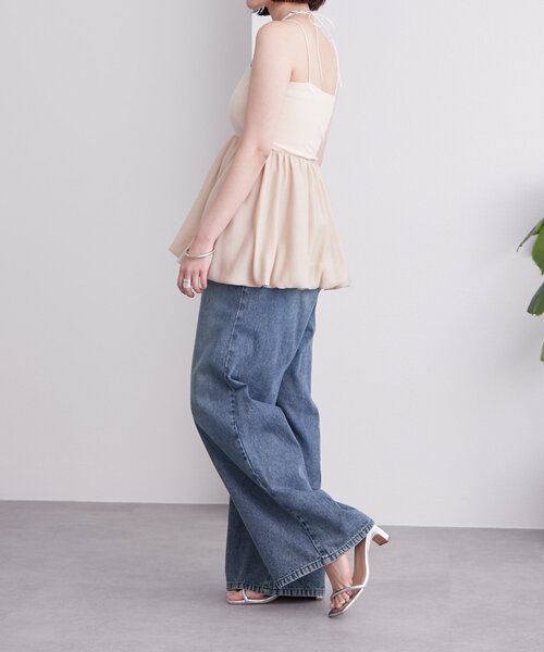 mystic(ミスティック)の「ベアバルーンビスチェ(シャツ/ブラウス・レディース・ベージュ/アイボリー/ブラック/ベージュ系その他2/グレー/チャコールグレー・FREE)」の19枚目の写真