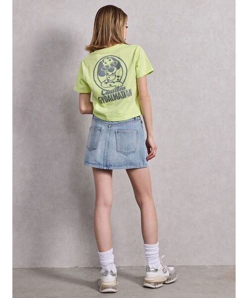 GYDA（ジェイダ）の「GD MOLDスカートライクデニムショートパンツ（デニムスカート・レディース・ライトブルー/インディゴブルー・X-SMALL/SMALL/MEDIUM）」の12枚目の写真