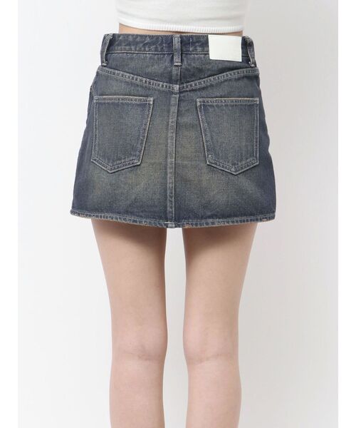 GYDA（ジェイダ）の「GD MOLDスカートライクデニムショートパンツ（デニムスカート・レディース・ライトブルー/インディゴブルー・X-SMALL/SMALL/MEDIUM）」の16枚目の写真