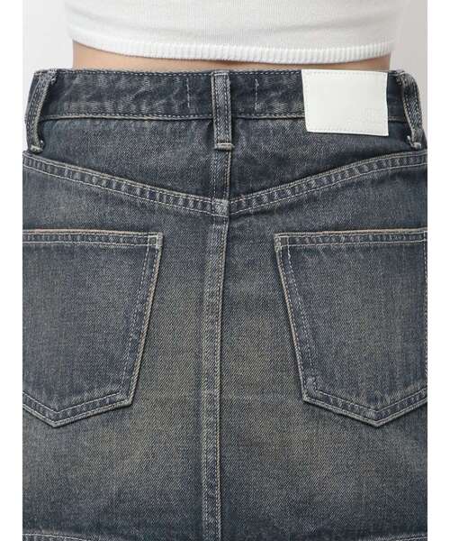 GYDA（ジェイダ）の「GD MOLDスカートライクデニムショートパンツ（デニムスカート・レディース・ライトブルー/インディゴブルー・X-SMALL/SMALL/MEDIUM）」の17枚目の写真