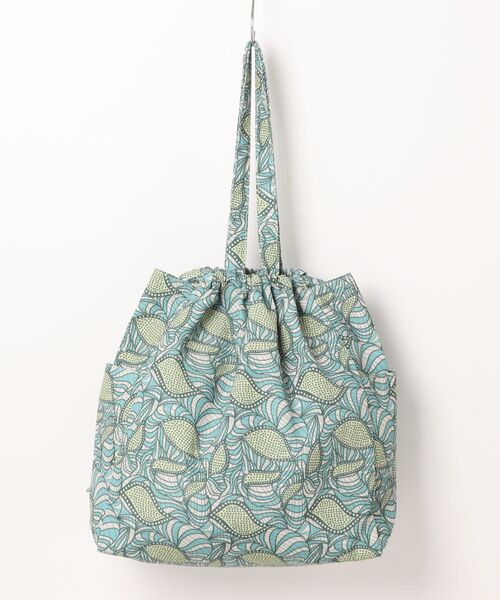 salle de bal（サルデバル）の「polka polka　e.e.p.ラタプリントトート（トートバッグ・レディース・グリーン/オレンジ/ブルー・FREE）」の6枚目の写真