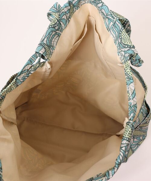 salle de bal（サルデバル）の「polka polka　e.e.p.ラタプリントトート（トートバッグ・レディース・グリーン/オレンジ/ブルー・FREE）」の8枚目の写真