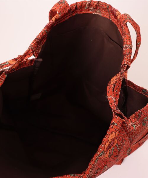 salle de bal（サルデバル）の「polka polka　e.e.p.ラタプリントトート（トートバッグ・レディース・グリーン/オレンジ/ブルー・FREE）」の10枚目の写真