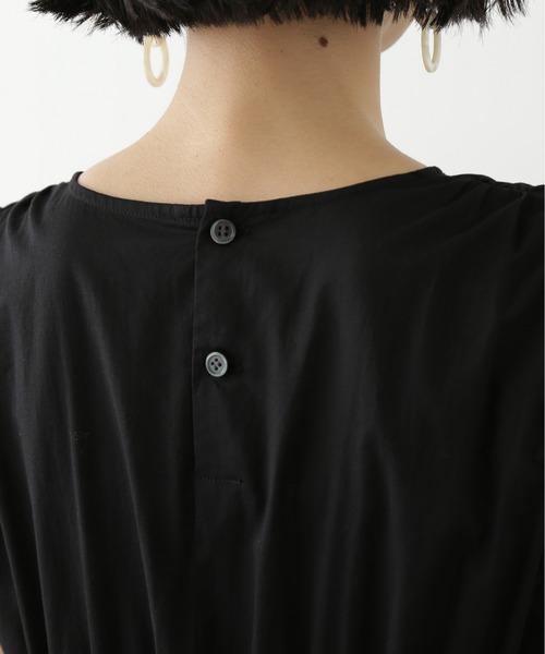 N.(N. Natural Beauty Basic)(エヌエヌナチュラルビューティーベーシック)の「【PS/低身長サイズ】コットンVネックティアードワンピース(ワンピース・レディース・オレンジ/ブラック/ブルー・SMALL/MEDIUM/PS)」の14枚目の写真