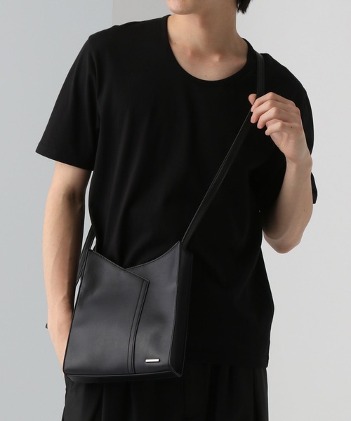 HARE ショルダーバッグ ブラック コンパクトコンビショルダーBAG(HARE)（ショルダーバッグ