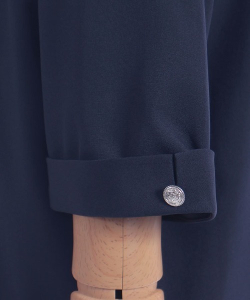 axes femme（アクシーズファム）の「フリルジャボ付配色ラインブラウス（シャツ/ブラウス・レディース・ホワイト/ネイビー/レッド・FREE）」の20枚目の写真