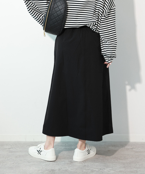 THOUSAND MILE(サウザンドマイル)の「《追加2》【THOUSAND MILE/サウザンドマイル】WAVE ADJUST SKIRT(スカート・レディース・ブラック/カーキ・FREE)」の12枚目の写真