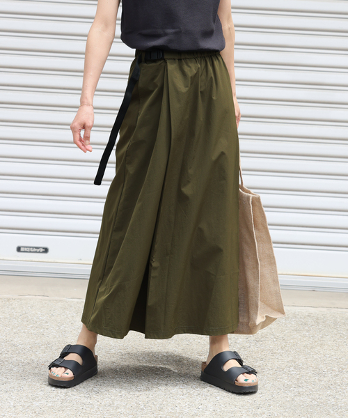 THOUSAND MILE(サウザンドマイル)の「《追加2》【THOUSAND MILE/サウザンドマイル】WAVE ADJUST SKIRT(スカート・レディース・ブラック/カーキ・FREE)」の6枚目の写真