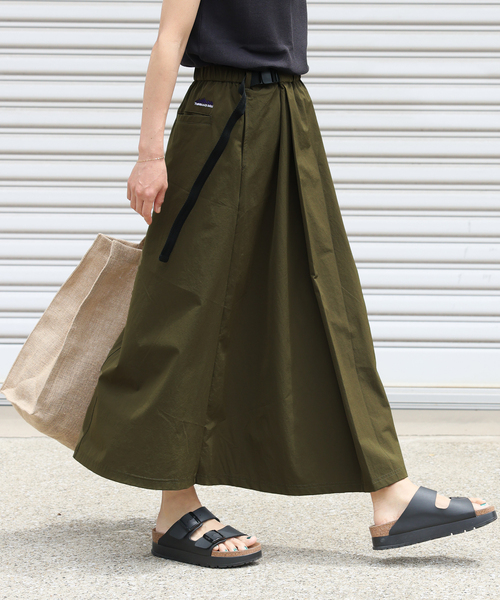THOUSAND MILE(サウザンドマイル)の「《追加2》【THOUSAND MILE/サウザンドマイル】WAVE ADJUST SKIRT(スカート・レディース・ブラック/カーキ・FREE)」の3枚目の写真