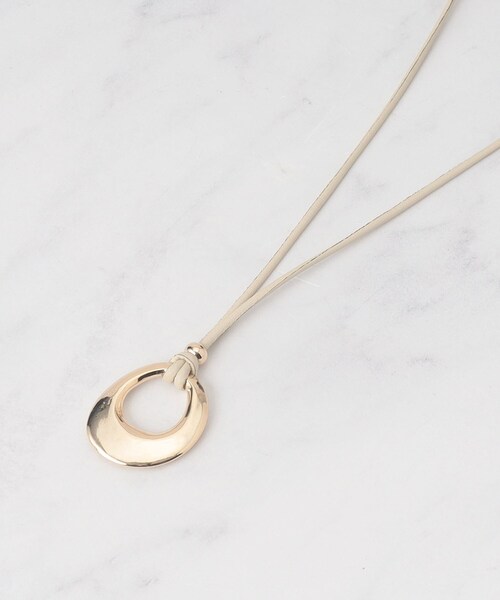 UNTITLED（アンタイトル）の「リングコードトップネックレス（ネックレス・レディース・ゴールド/シルバー・99）」の6枚目の写真