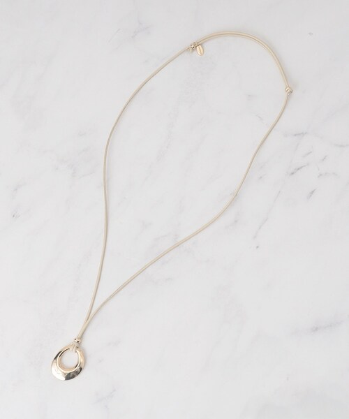 UNTITLED（アンタイトル）の「リングコードトップネックレス（ネックレス・レディース・ゴールド/シルバー・99）」の7枚目の写真