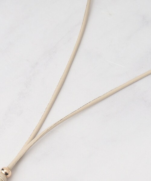 UNTITLED（アンタイトル）の「リングコードトップネックレス（ネックレス・レディース・ゴールド/シルバー・99）」の8枚目の写真