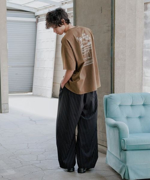 PBLIM（ページボーイリム）の「《UNISEX》モーターカーイラストTシャツ（Tシャツ/カットソー・レディース・ホワイト/ブラック/ブラウン・MEDIUM/LARGE）」の20枚目の写真