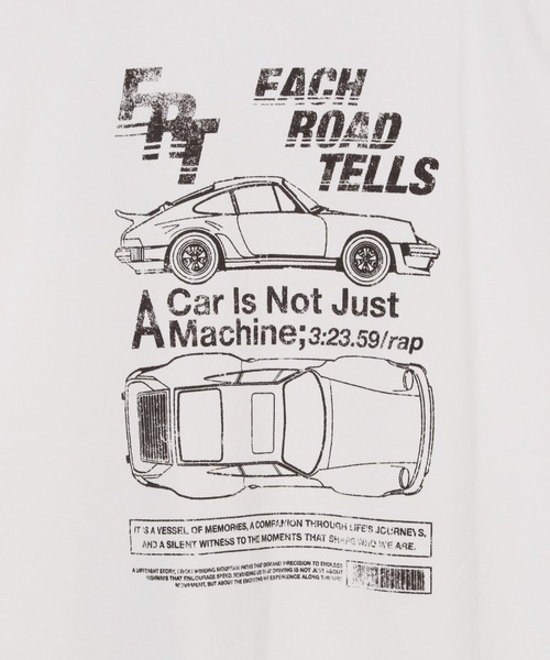 PBLIM（ページボーイリム）の「《UNISEX》モーターカーイラストTシャツ（Tシャツ/カットソー・レディース・ホワイト/ブラック/ブラウン・MEDIUM/LARGE）」の12枚目の写真