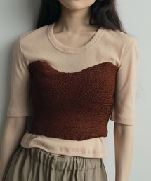 anuke（アンヌーク）の「Cutoff Bare Bustier（チューブトップ