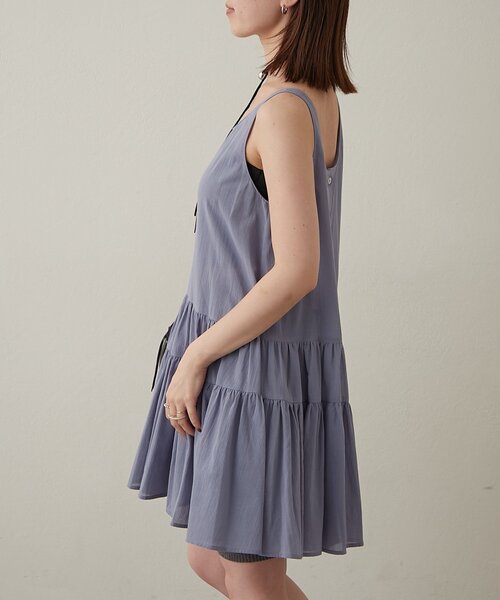 Omekashi(オメカシ)の「ノースリティアードチュニック(シャツ/ブラウス・レディース・オフホワイト/ブラック/キャメル/ブルー/カーキ・FREE)」の8枚目の写真