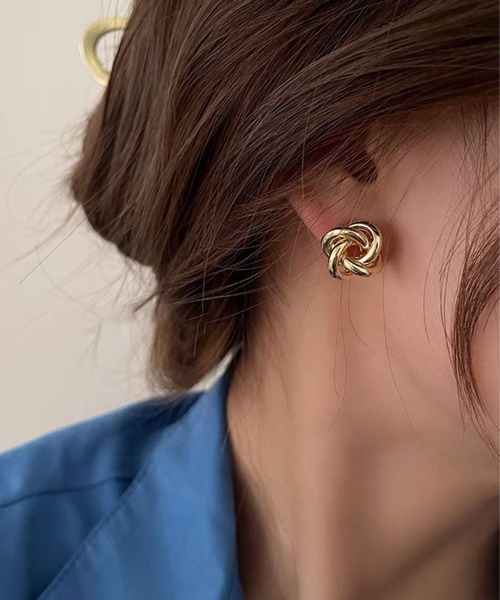 yu-ka（ユーカ）の「YU-KA:サークルイヤリング circle earring（イヤリング・レディース・ゴールド/シルバー・FREE）」の2枚目の写真