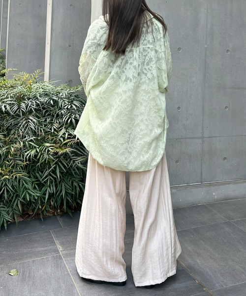 Futier land（フューティアランド）の「リネンライクスラックス（スラックス・レディース・グレー/アイボリー/ブラック・SMALL/MEDIUM）」の5枚目の写真