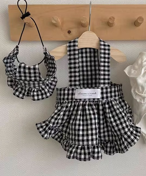 aimoha(アイモハ)の「チェック柄ペットウェア(ペットウェア・レディース・ブラック・SMALL/MEDIUM/LARGE/X-LARGE/XX-LARGE)」の2枚目の写真