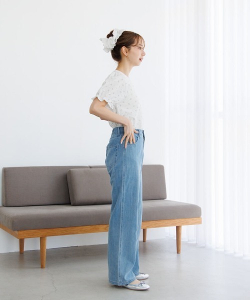 flower(フラワー)の「バブルブルームトップ2(シャツ/ブラウス・レディース・パープル/ピンク・FREE)」の6枚目の写真