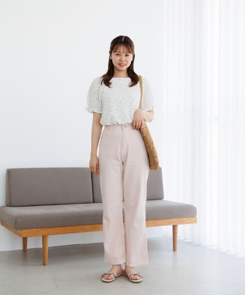 flower(フラワー)の「バブルブルームトップ2(シャツ/ブラウス・レディース・パープル/ピンク・FREE)」の11枚目の写真