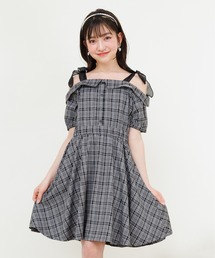 PINKHUNT（ピンクハント）の「PINKHUNT ピンクハント リボンショルダー ワンピース 0699K（ワンピース・キッズ）」