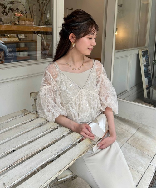 フラッフィーフラワーセットドレス ドレス [4カラー] 【公式通販】