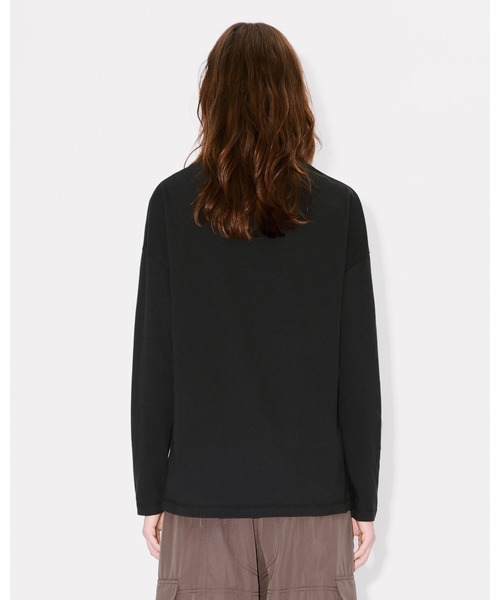 KENZO(ケンゾー)の「''Boke Flower 2.0' ロング スリーブ コットン Tシャツ(Tシャツ/カットソー・レディース・ブラック系その他5・MEDIUM/SMALL/X-SMALL)」の4枚目の写真