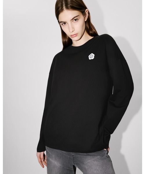 KENZO(ケンゾー)の「''Boke Flower 2.0' ロング スリーブ コットン Tシャツ(Tシャツ/カットソー・レディース・ブラック系その他5・MEDIUM/SMALL/X-SMALL)」の5枚目の写真
