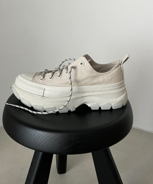 CONVERSE(コンバース)の「【CONVERSE】ALL STAR(R)TREKWAVE CS OX(スニーカー・レディース・ライトグレー/ブラック・24.5/24/23.5/23)」の2枚目の写真