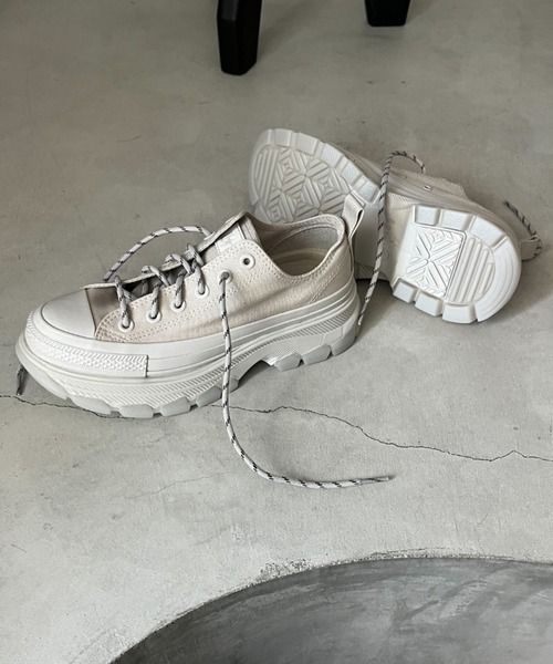 CONVERSE(コンバース)の「【CONVERSE】ALL STAR(R)TREKWAVE CS OX(スニーカー・レディース・ライトグレー/ブラック・24.5/24/23.5/23)」の14枚目の写真