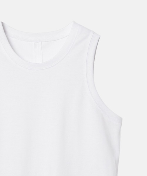 LE CIEL BLEU（ルシェルブルー）の「タンクサークルカットアウト / Tank Circle Cut Out（Tシャツ/カットソー・レディース・ホワイト/カーキ/ブラック・36/38）」の5枚目の写真