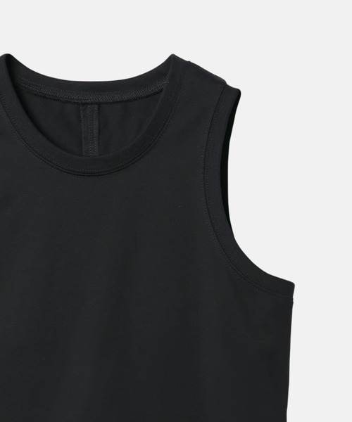 LE CIEL BLEU（ルシェルブルー）の「タンクサークルカットアウト / Tank Circle Cut Out（Tシャツ/カットソー・レディース・ホワイト/カーキ/ブラック・36/38）」の9枚目の写真