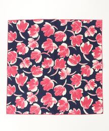 COCO WALK（ココウォーク）の「大判ハンカチ フラワー（オレンジ）（ハンカチ/ハンドタオル）」