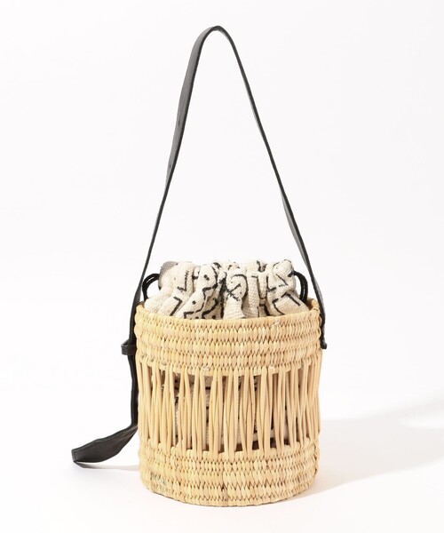 美品　MERCIEL カゴバッグ 楽天市場】MERCIEL(メルシエール) JULIE BASKET かごバッグ