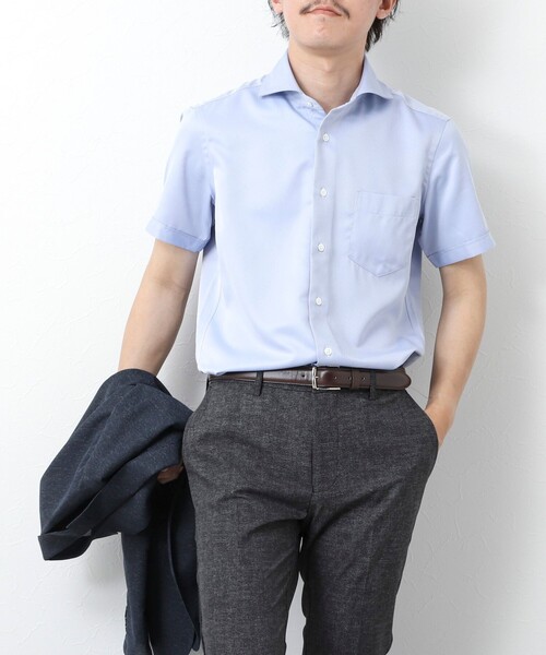 NOLLEY’S（ノーリーズ）の「《ビジカジ対応》【SMART TECH】吸水速乾 イージーアイロンWD SS 25SS（ビジネスシャツ・メンズ・ホワイト/ブルー/ライトブルー/ブルー系その他・S/M/L/XL）」の16枚目の写真