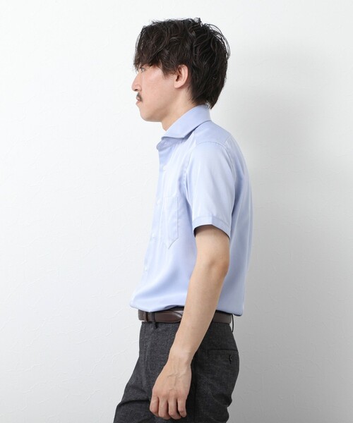 NOLLEY’S（ノーリーズ）の「《ビジカジ対応》【SMART TECH】吸水速乾 イージーアイロンWD SS 25SS（ビジネスシャツ・メンズ・ホワイト/ブルー/ライトブルー/ブルー系その他・S/M/L/XL）」の18枚目の写真