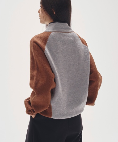 TODAYFUL（トゥデイフル）の「Wool 100% Piping Pullover（パーカー